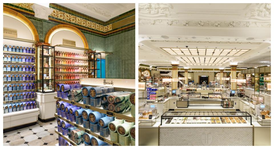 Much of Harrods' chocolate hall was preserved during restoration  (Harrods)