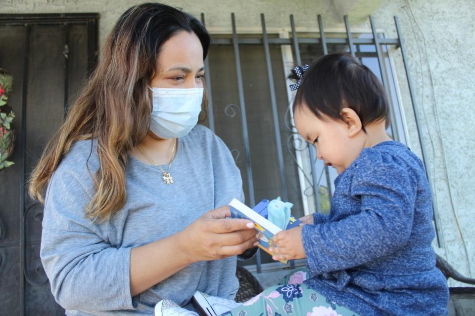 Alondra Espinoza and her baby, Lexi