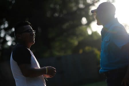 Gerardo, a 42 year old indigenous father from Guatemala, is reunited with his son Walter in Little Rock