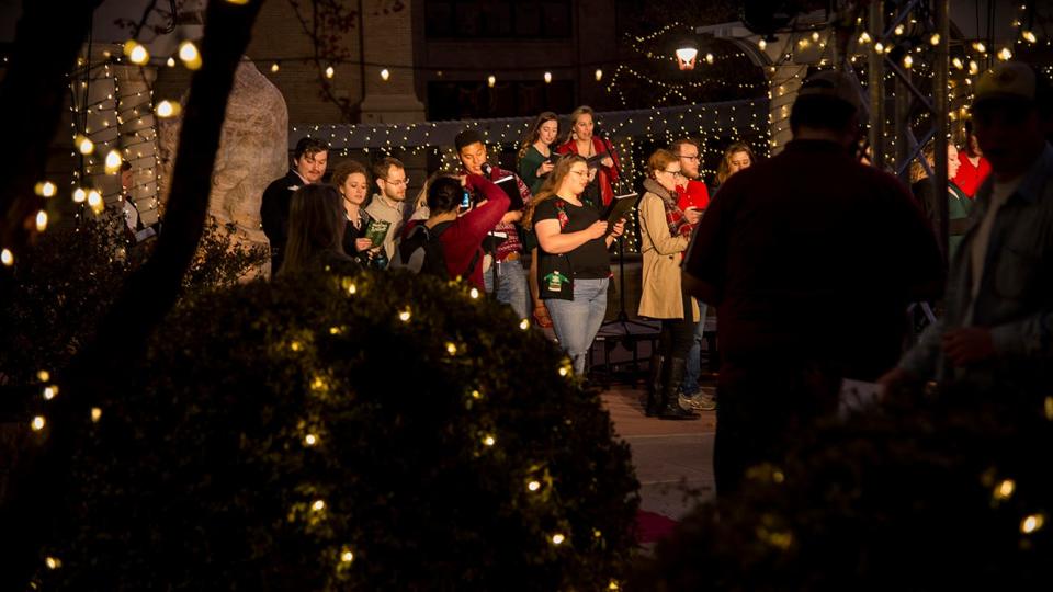 West Texas A&M University’s Christmas lights will officially be illuminated for the season at Festival of Lights at 5:30 p.m. Dec. 2 on the Charles K. and Barbara Kerr Vaughn Pedestrian Mall.