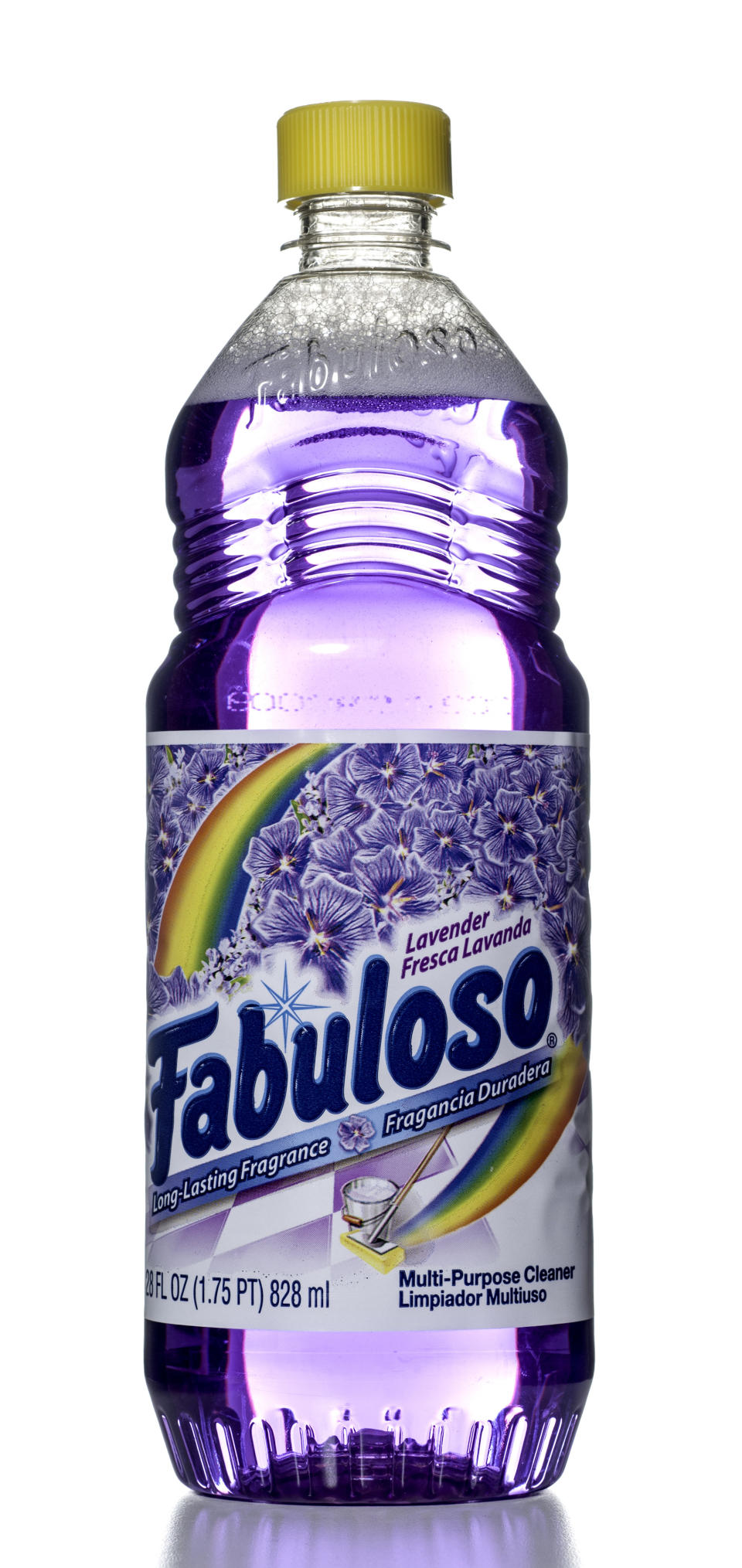 A bottle of Fabuloso