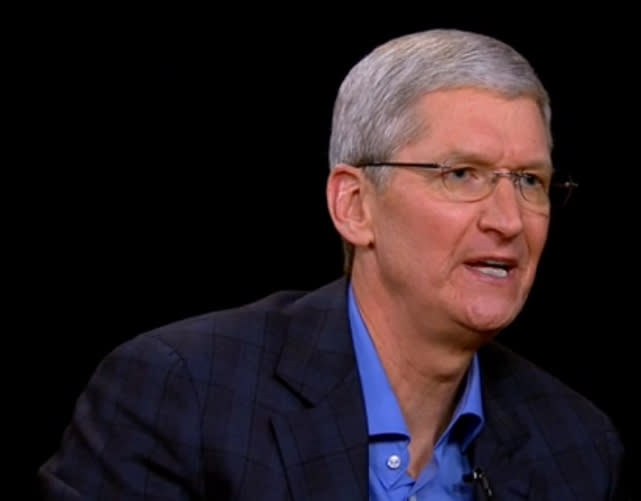 Tim Cook on Charlie Rose show