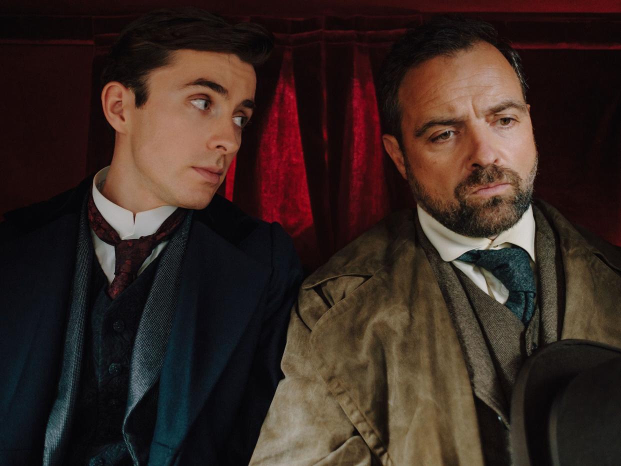 Matthew Beard and Juergen Maurer in Vienna Blood: BBC/MR Film/Endor