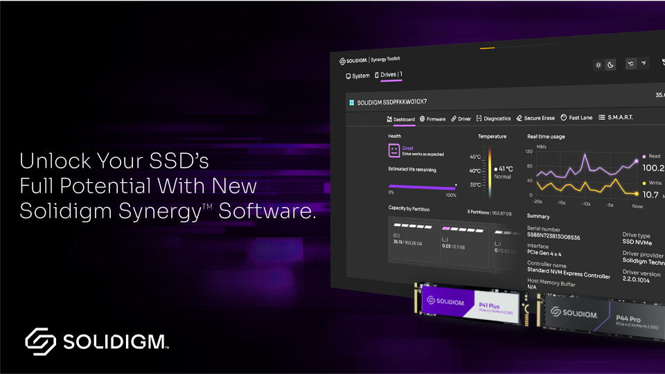 Solidigm推出可配合SSD運作使用最佳化的軟體工具，提升SSD運作效能