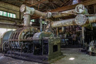 <p>The site was operational until 1971, when its furnaces were permanently turned off due to increasing labor costs, imports and other factors. (Photo: Abandoned Southeast/Caters News) </p>