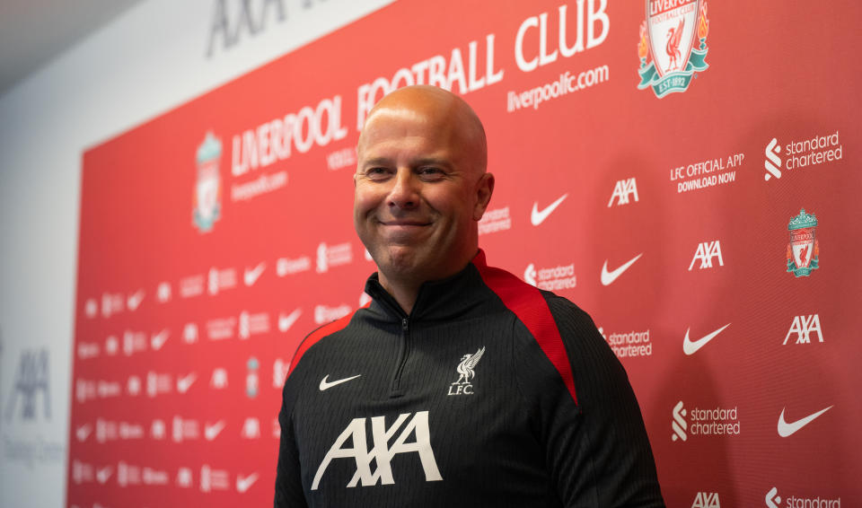 KIRKBY, ENGLAND - JUNE 19: (THE SUN OUT, THE SUN ON SUNDAY OUT) Arne Slot new first team manager of Liverpool Football Club at AXA Training Centre on June 19, 2024 in Kirkby, England. (Photo by Andrew Powell/Liverpool FC via Getty Images)