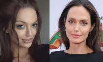 <p>Chelsea Marr (à gauche) est le portrait craché de l’actrice Angelina Jolie.<br>Crédit photo : Getty Images </p>