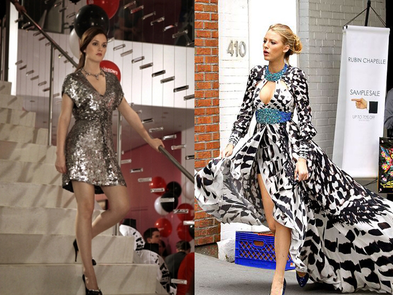 Week 12. Gossip Girl. How Blair and Serena would wear a Burberry trench —