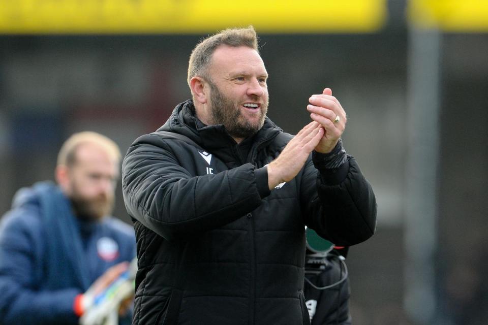 Wanderers boss Ian Evatt <i>(Image: Camerasport)</i>