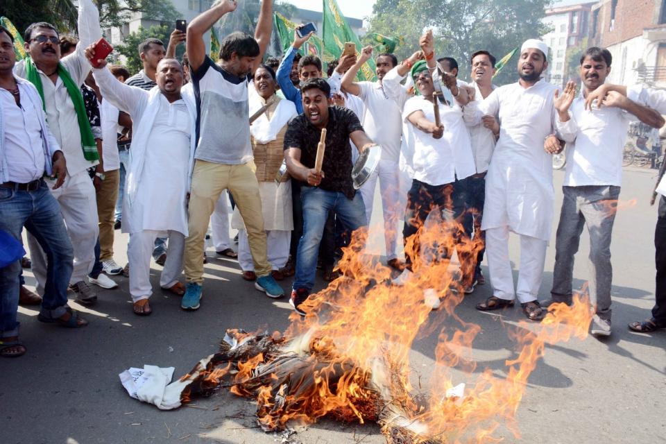 India fuel strike