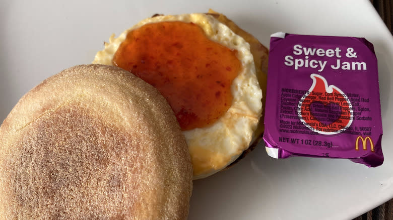 Egg McMuffin with new sauce