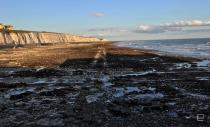 The seaside town of Brighton sits on the south coast of England, roughly 50