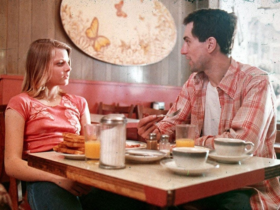 Jodie Foster and Robert De Niro in "Taxi Driver."