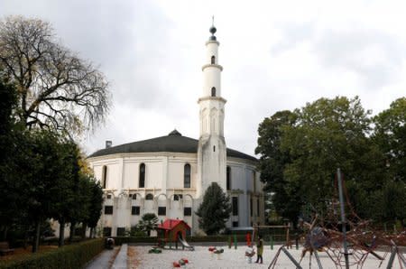 FILE PHOTO: View of the Grand Mosque in Brussels, Belgium, October 3, 2017. REUTERS/Francois Lenoir/File Photo