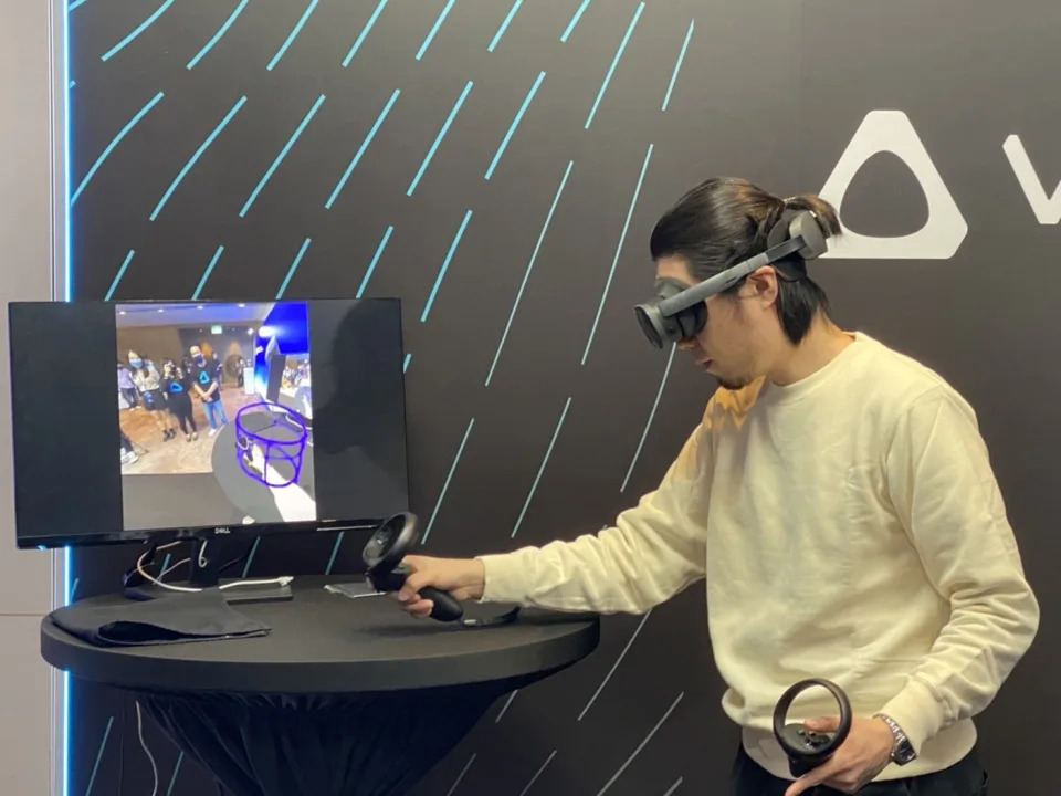 &#x005b8f;&#x009054;&#x0096fb;&#x0063a8;&#x0051fa;&#x00300c;VIVE XR Elite&#x00300d;&#x00865b;&#x005be6;&#x006574;&#x005408;&#x0065b0;&#x00773c;&#x0093e1;&#x003002;&#x005716; / &#x005f35;&#x005bb6;&#x008c6a;&#x00651d;&#x005f71;&#x003002;