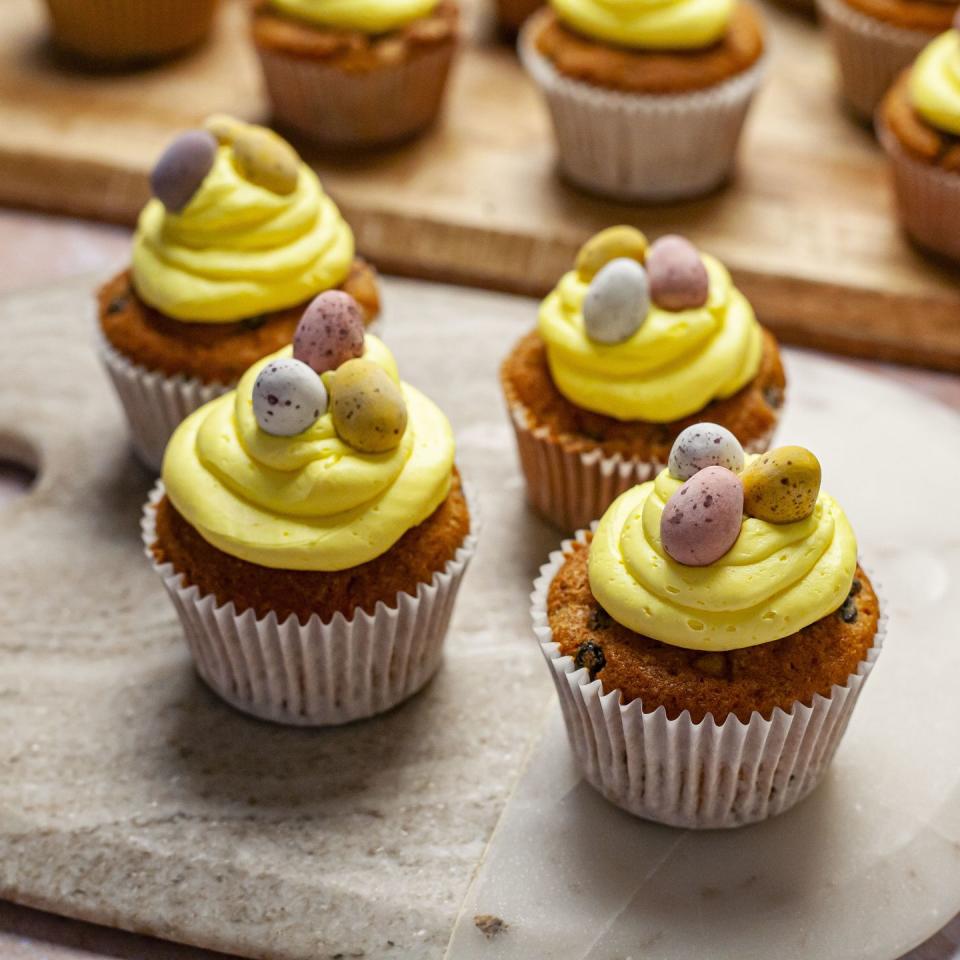 simnel cupcakes easter cupcakes