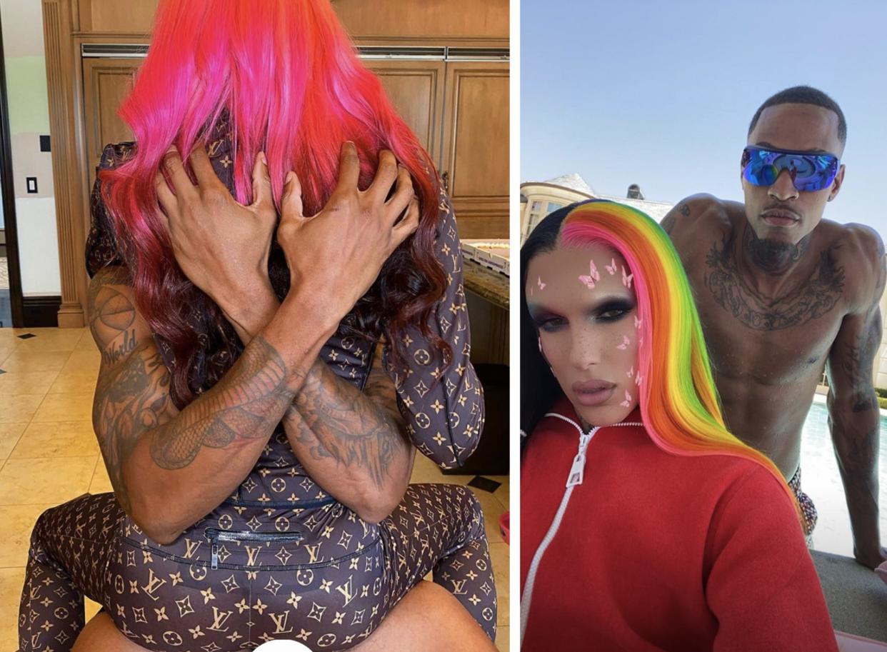 Jeffree Star's affection has been focused on one man lately, and he's been identified as a basketball player.