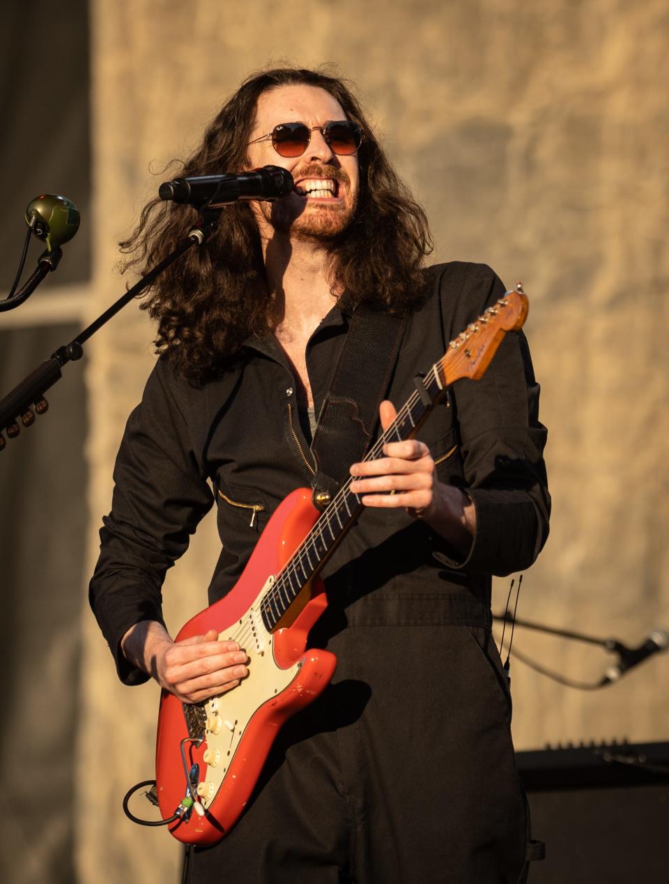 Hozier performs on the third day of the second weekend of Austin City Limits Music Festival, Sunday, Oct. 15, 2023.