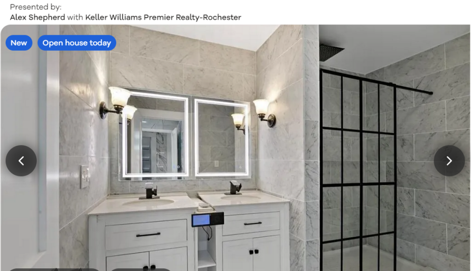 Bathroom Screen grab from Realtor