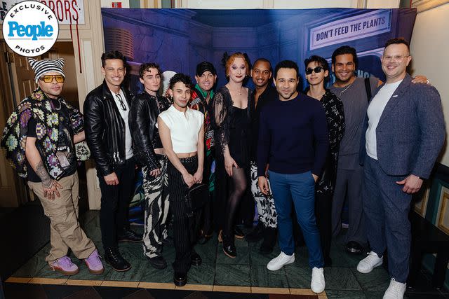 <p>Andy Henderson</p> The Cast of 'RuPaul's Drag Race All Stars' Season 9 pose with the cast of 'Little Shop of Horrors' on May 7, 2024 at the Westside Theatre in New York City