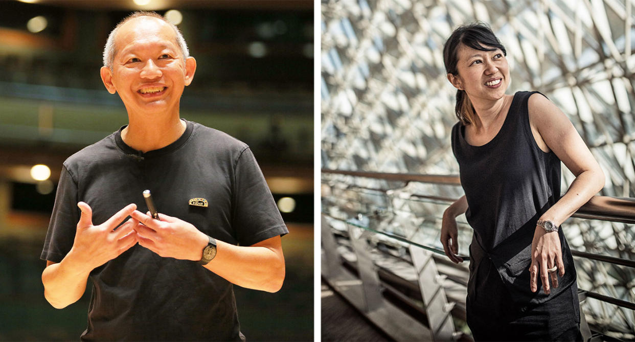 Esplanade CEO Benson Puah is being succeeded by Yvonne Tham. (Photos: Esplanade – Theatres on the Bay)