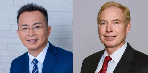 L-R: Frank Vo, Co-Founder, President and CEO of Verda Healthcare, Lawrence Wedekind, Founder and CEO of IntegraNet Health. (Photo: Business Wire)