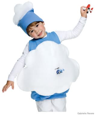 Fluffly Blue Cloud Costume