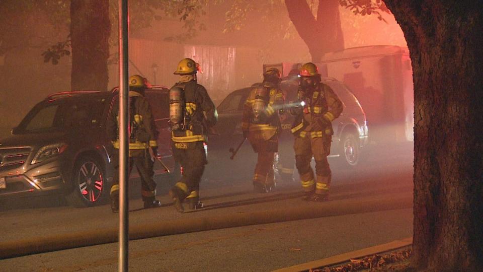 Vancouver Fire Chief Karen Fry tweeted that several people were rescued in the apartment fire. 