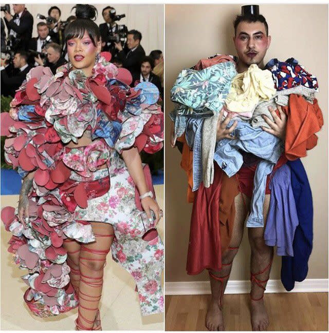 Rihanna’s Comme des Garçons look