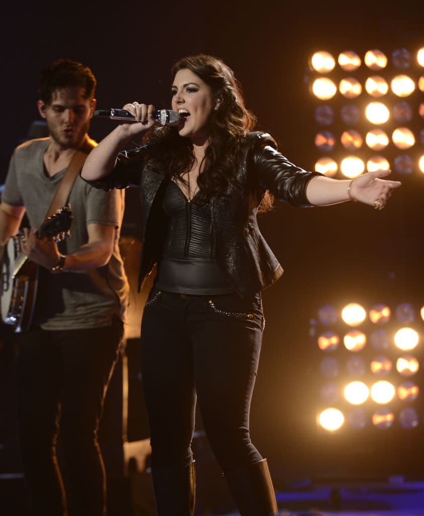 Kree Harrison performs "Better Dig Two" on the Wednesday, May 8 episode of "American Idol."