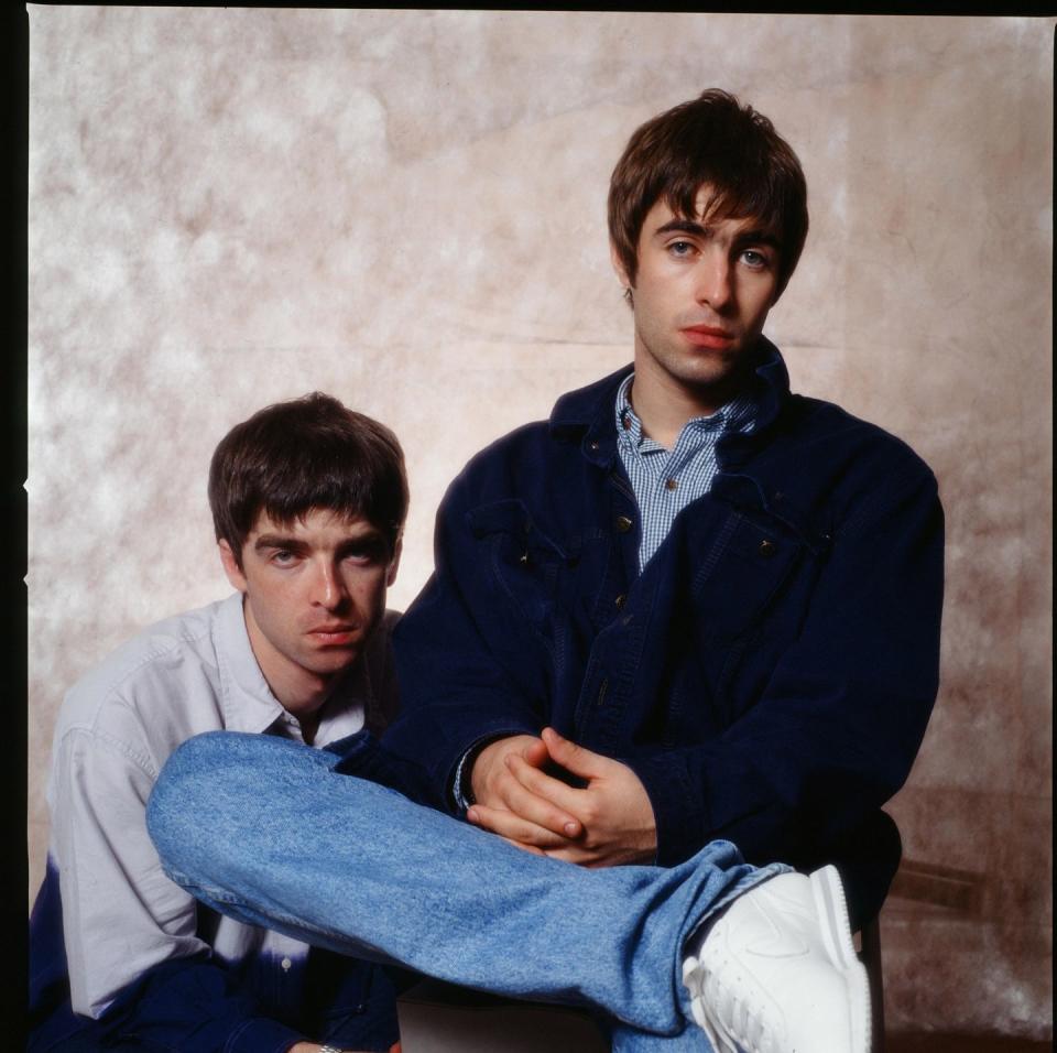 These Rarely Seen Photos of Liam and Noel Gallagher Are Pure Rock and Roll Debauchery