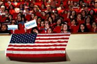 U.S. Democratic presidential candidate Senator Sanders addresses his first campaign rally after the Nevada Caucus in El Paso