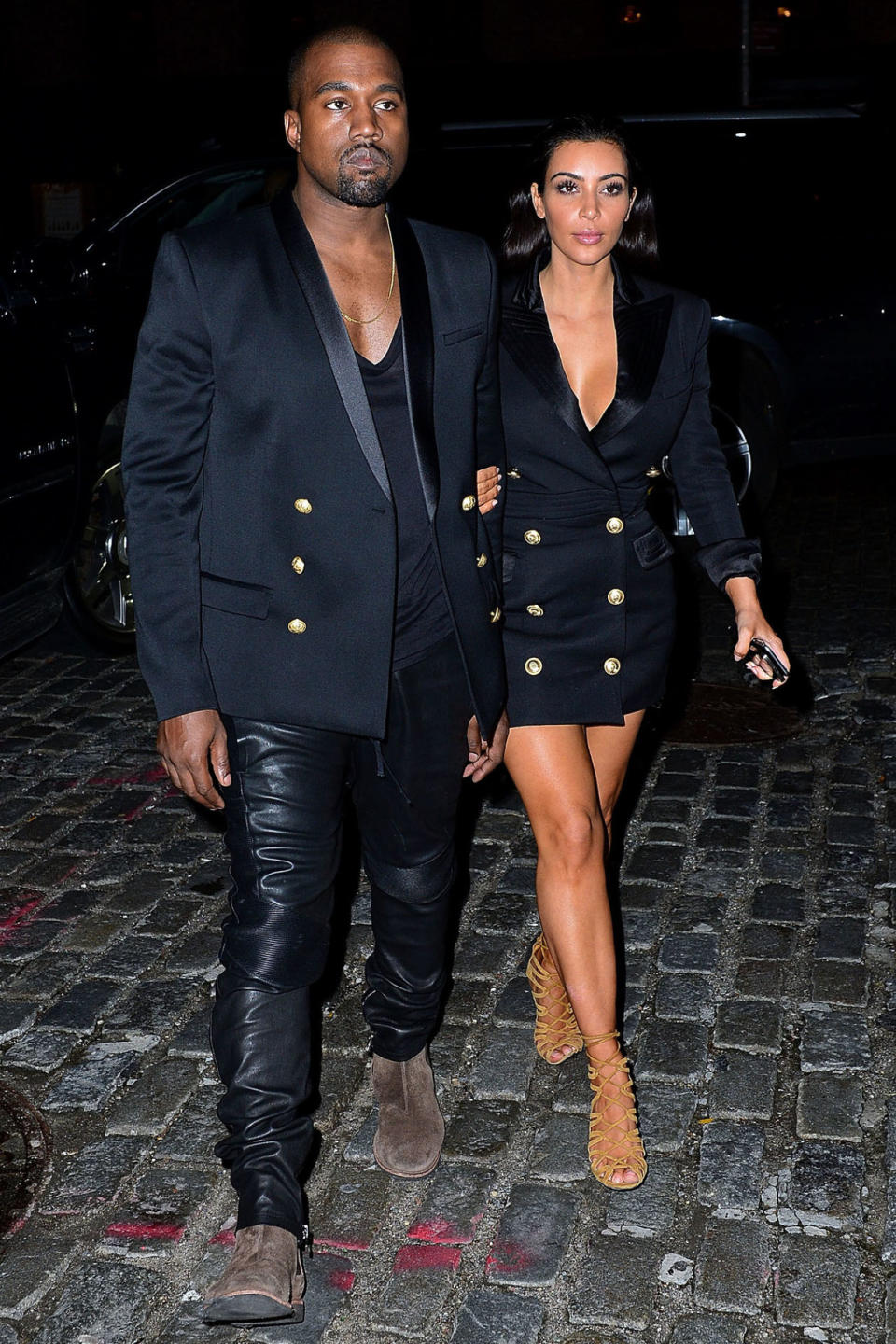 Kim Kardashian and Kanye West, 2014