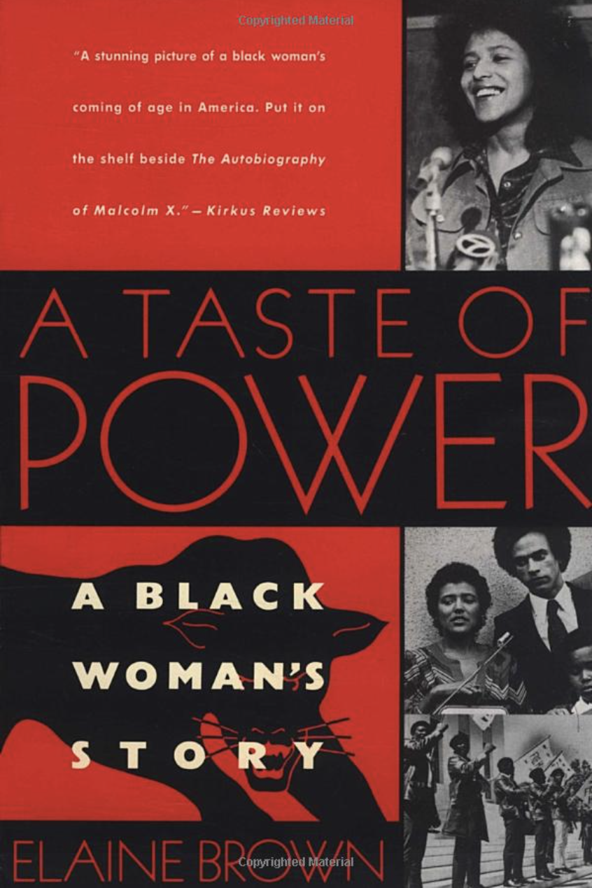 a taste of power book cover, black history books