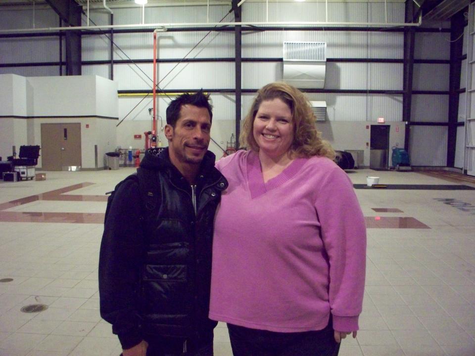 Laurie Panico and NKOTB's Danny Wood last year at the House of Blues