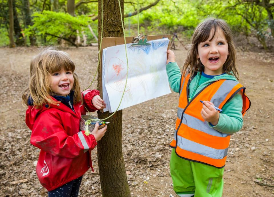 The nursery has proved a hit with London parents who want their children to experience the physical and mental benefits of nature (Alex Lentati)