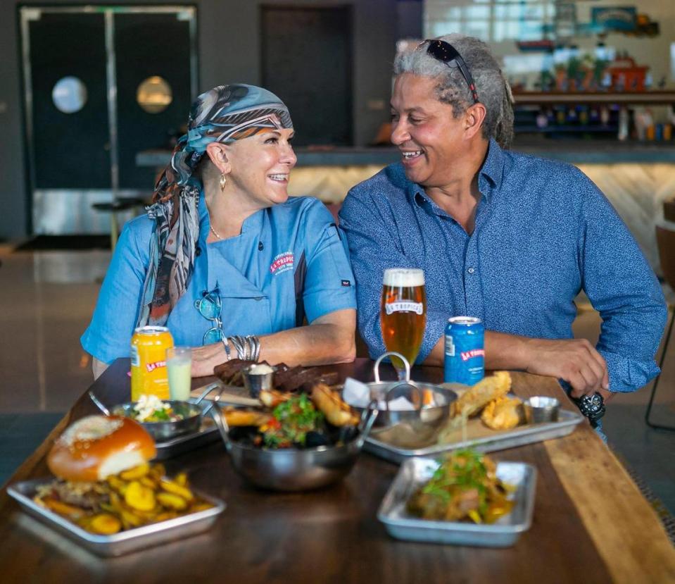 Chefs Cindy Hutson and Delius Shirley, formerly of Ortanique, created the menu at Cerveceria La Tropical.