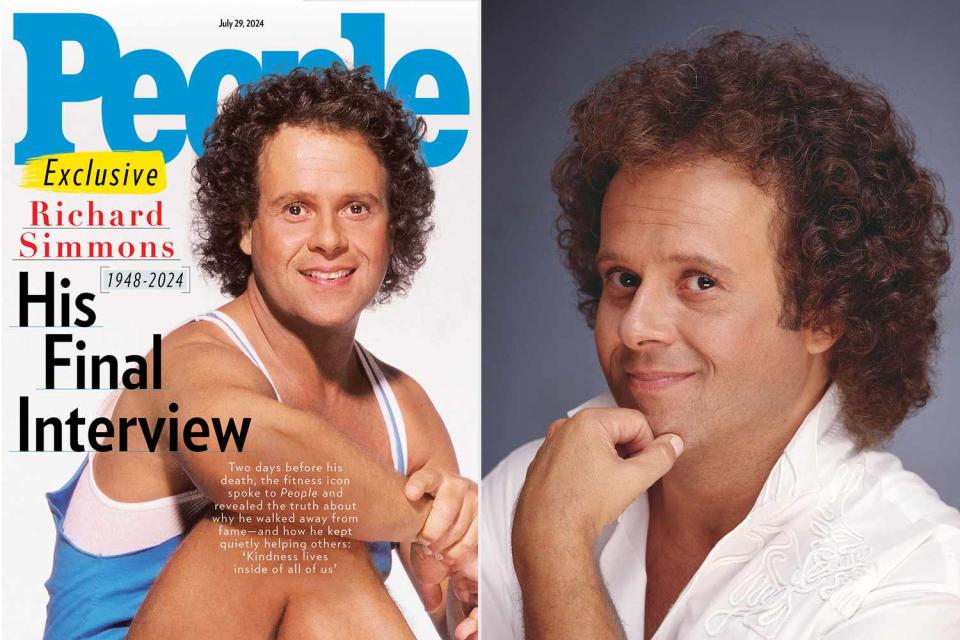 Richard Simmons on PEOPLE cover, the weight loss legend in 1990