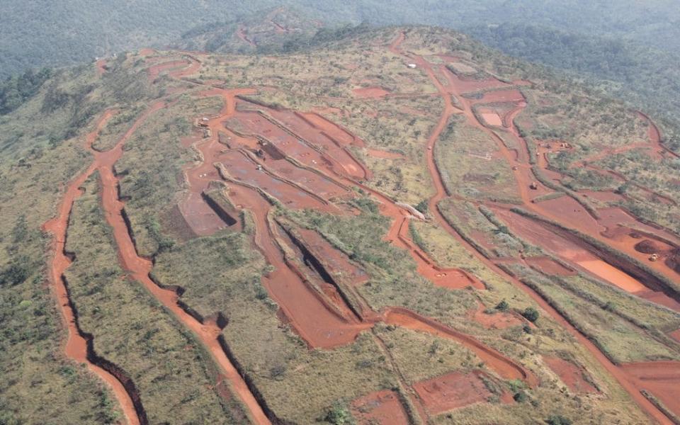 The Simandou region in Guinea