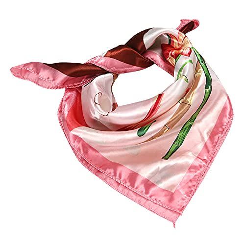 22) Coverage Protective Wrap Headband Sets– Bandana Multi-Purpose Gift Women Scarf Scarf Handkerchiefs Silk (Pink, 50X50) 2wNT0Vp9n Generic