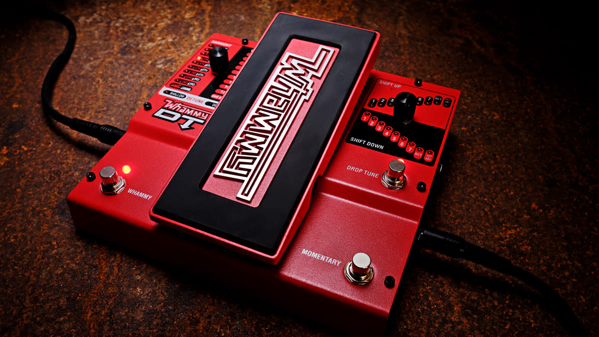  DigiTech Whammy DT pitch-shifter pedal. 