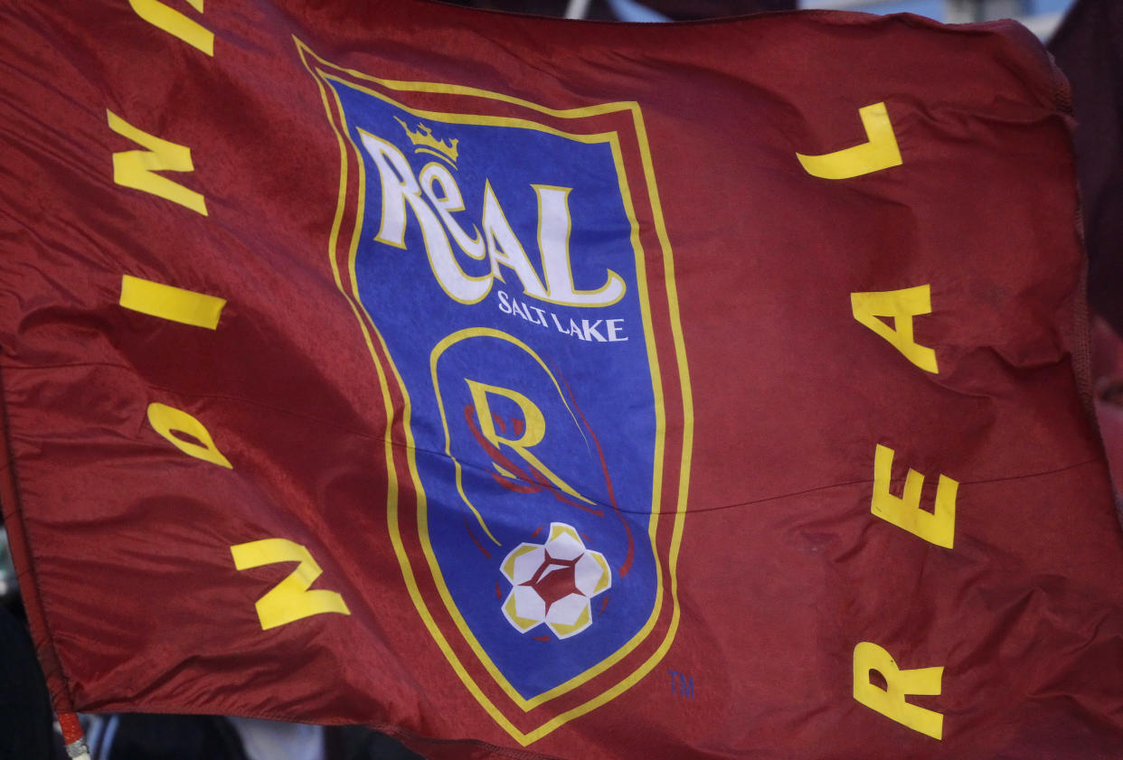 A duck made its way onto the field on Saturday night in the middle of Real Salt Lake’s game against the LA Galaxy. (Photo by George Frey/Getty Images)