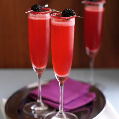 champagne velvet with blackberry