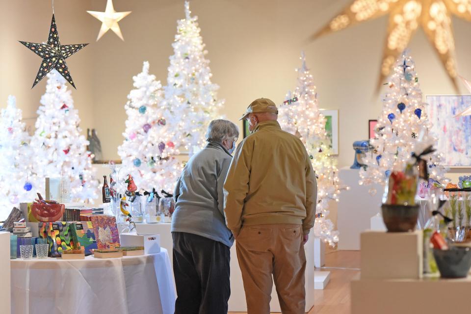 The holiday season is in full bloom at the the Mansfield Art Center’s 52nd annual Holiday Fair.