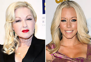 Cyndi Lauper, Kendra Wilkinson | Photo Credits: Paul Morigi/WireImage, Jason LaVeris/FilmMagic