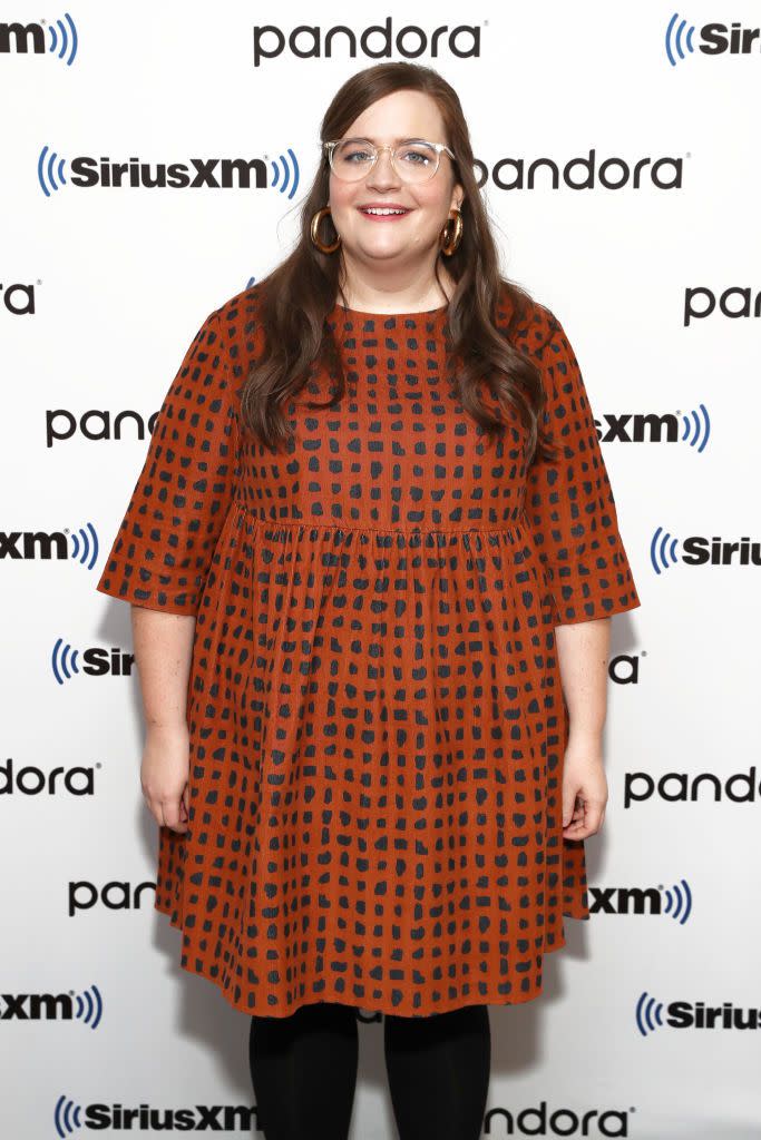 plus size outfit ideas for fall aidy bryant dress