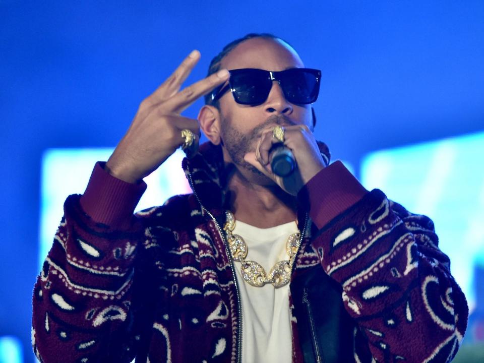 Ludacris performs at Jeeter Day at a Private Residence on November 06, 2021 in Beverly Hills, California.