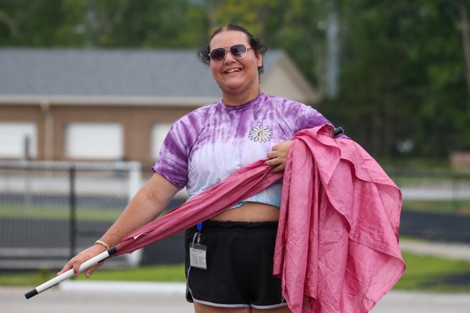 "Our color guard will have newspaper flags to create some of those visual moments," Milligan said.