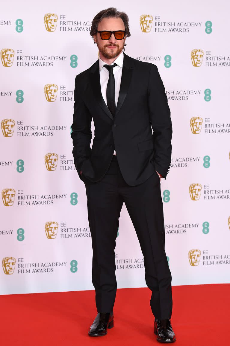 James McAvoy, en la celebración de los premios de la Academia británica