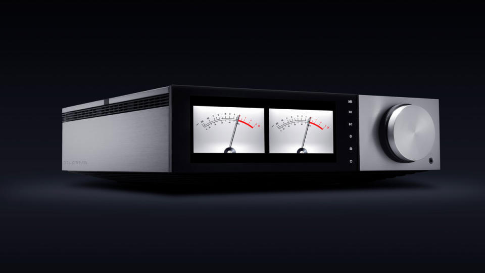 Cambridge Audio's Evo 150 DeLorean Edition integrated amplifier.